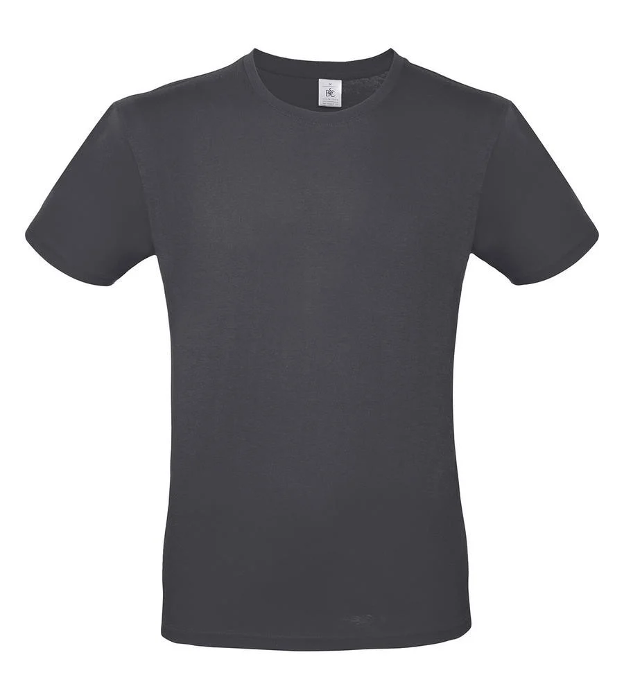 B&C BC01T #E150 T-shirt Heren – Dark Grey