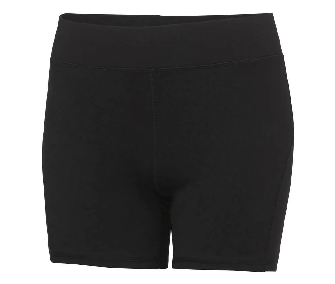 Just Cool JC088 Cool Training Korte Sportbroek Dames – Jet Black