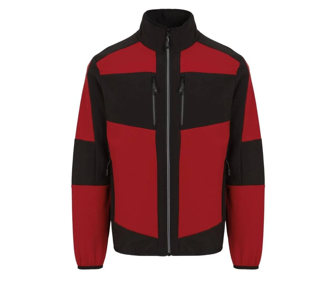 Regatta RGA753 2-laags Softshell Jas – Classic Red / Black
