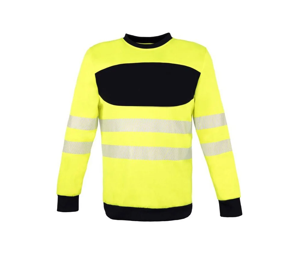 Korntex KX410 Sweater Hoge Zichtbaarheid – Yellow / Black