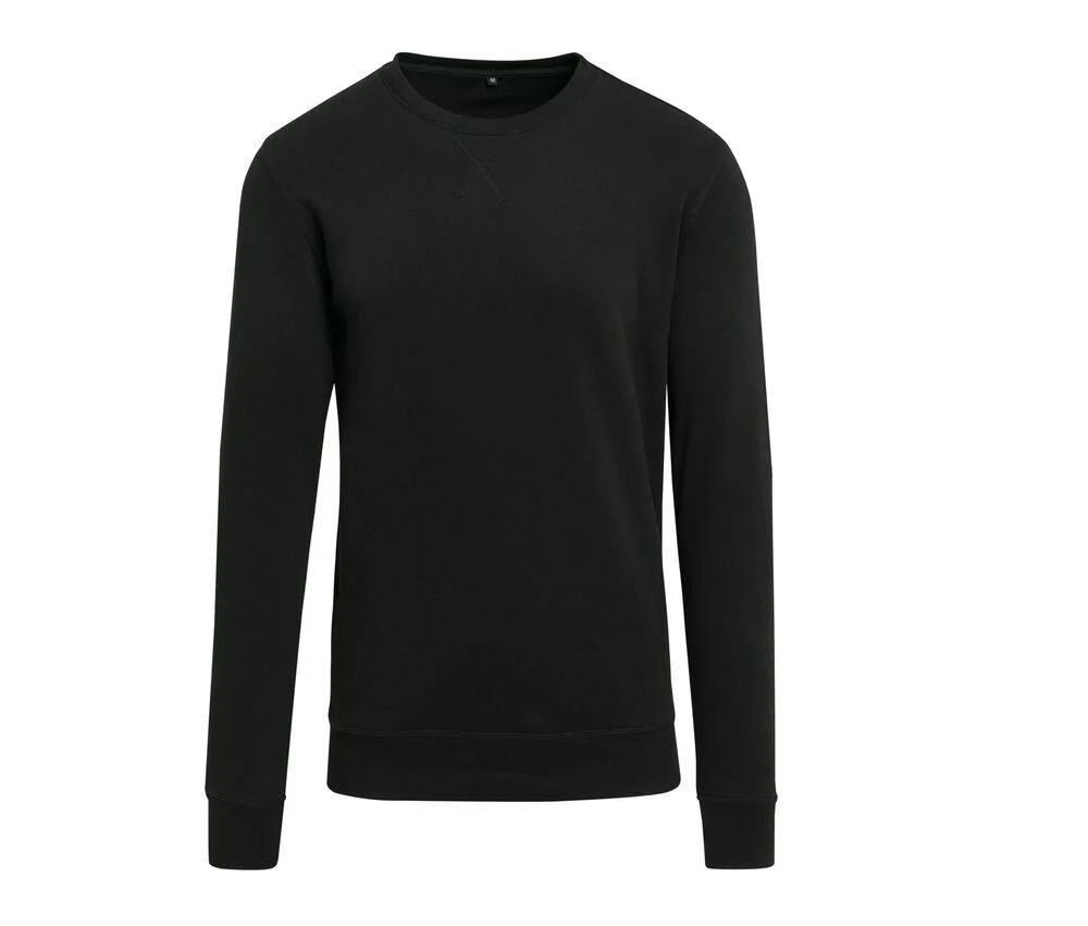 Build Your Brand BY010 Lichte Sweater Heren – Black