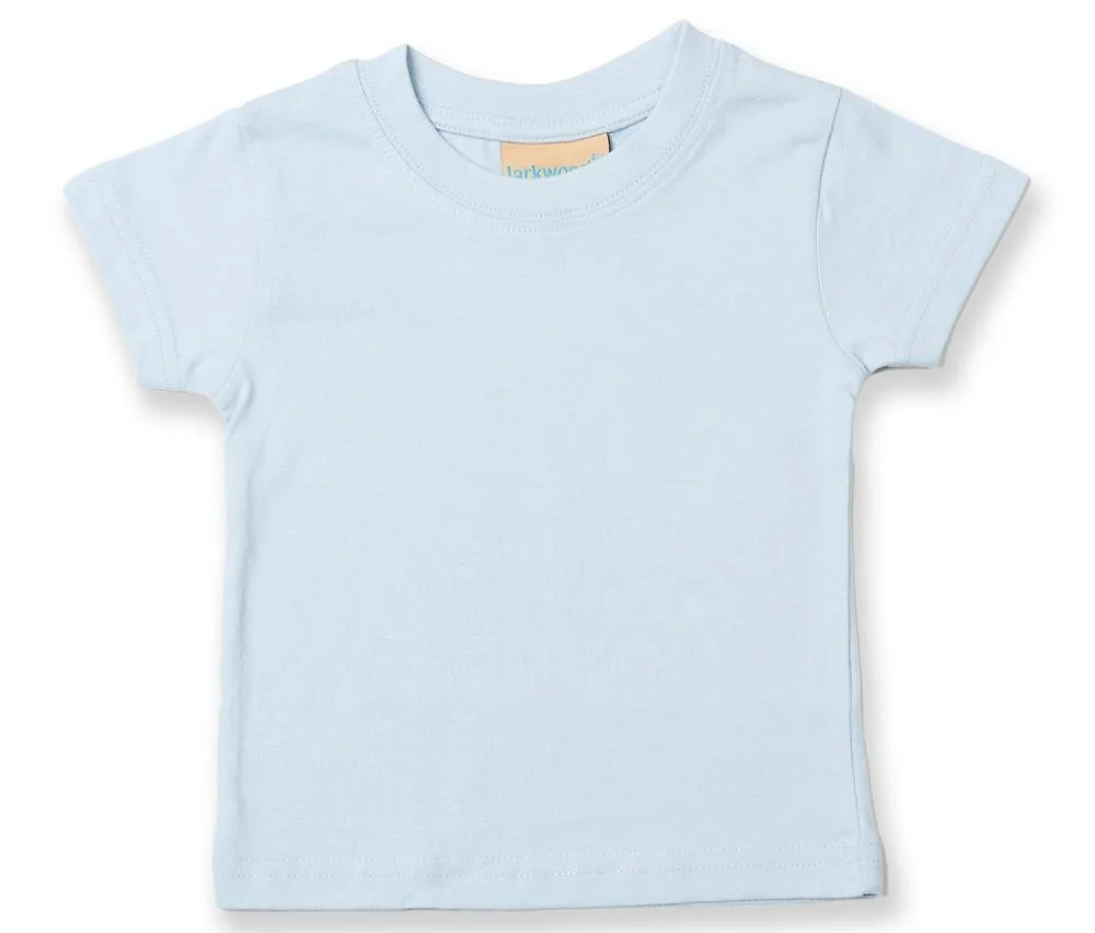 Larkwood LW020 Baby T-shirt – Pale Blue