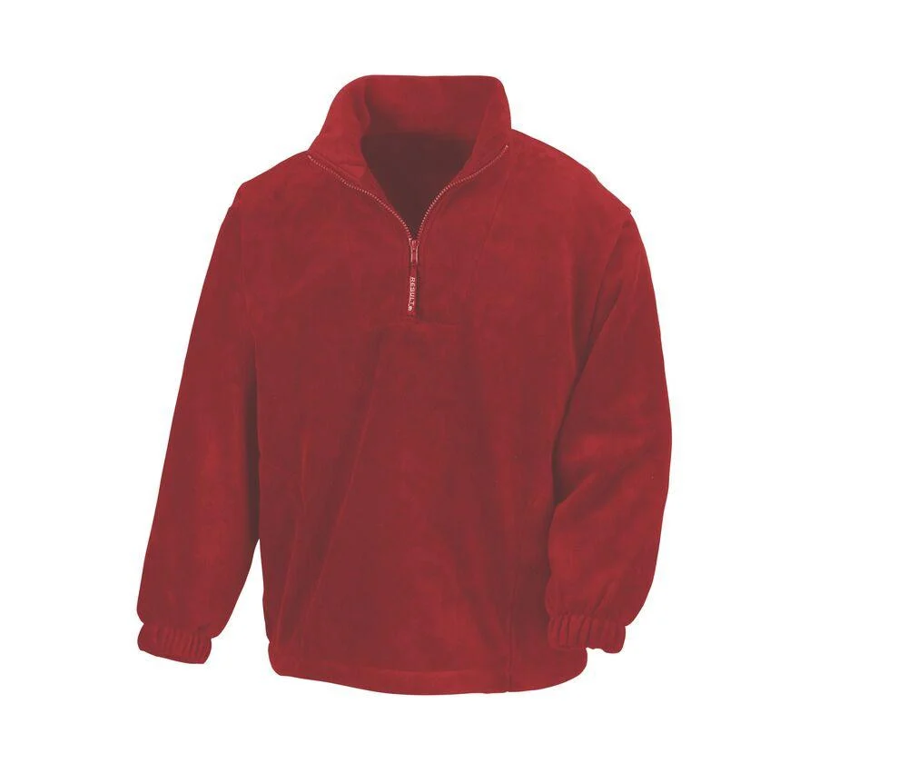 Result RS033 Polartherm Fleecetrui met Rits Heren – Red