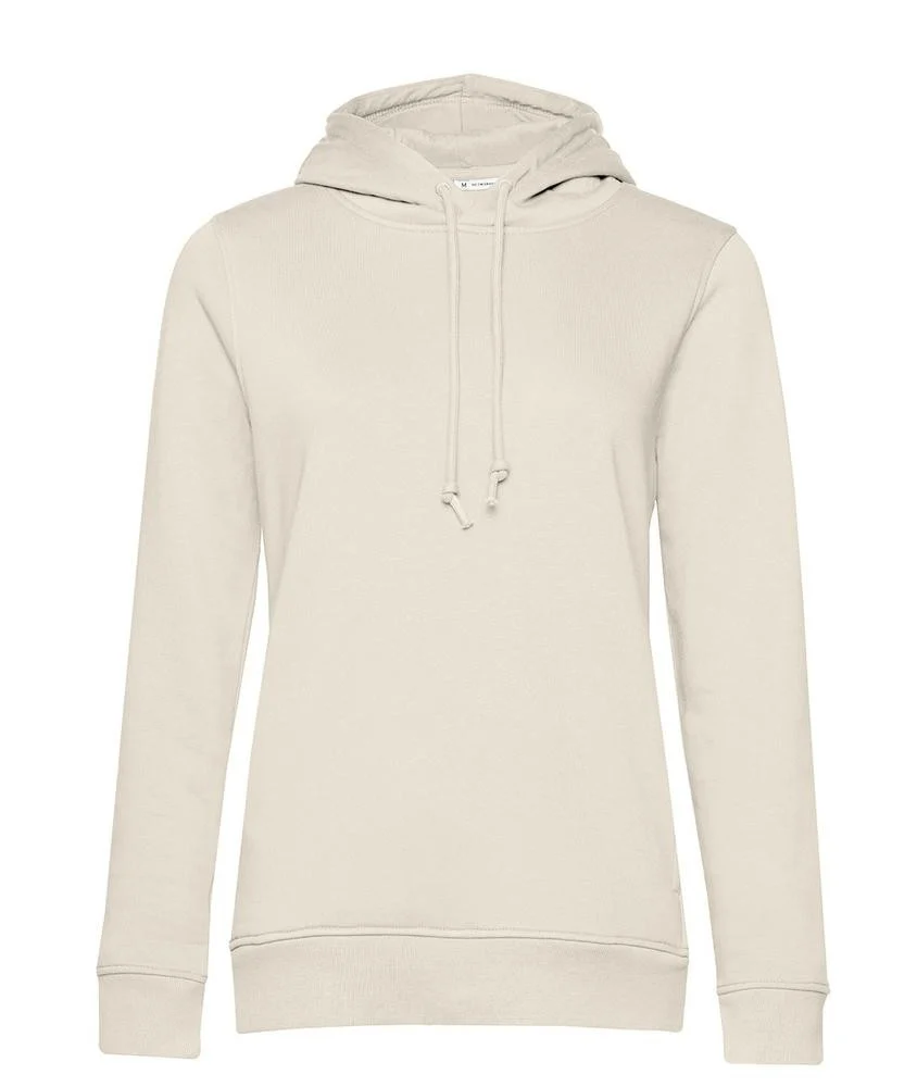 B&C BCW34B Dames Organic Hoodie – Off White