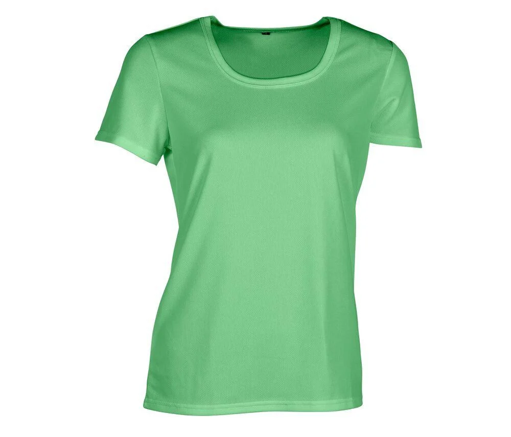 Sans Étiquette SE101 Sport T-shirt zonder Label Dames – Lime