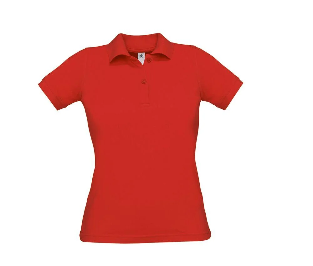 B&C BC412 Safran Pure Polo Dames – Red