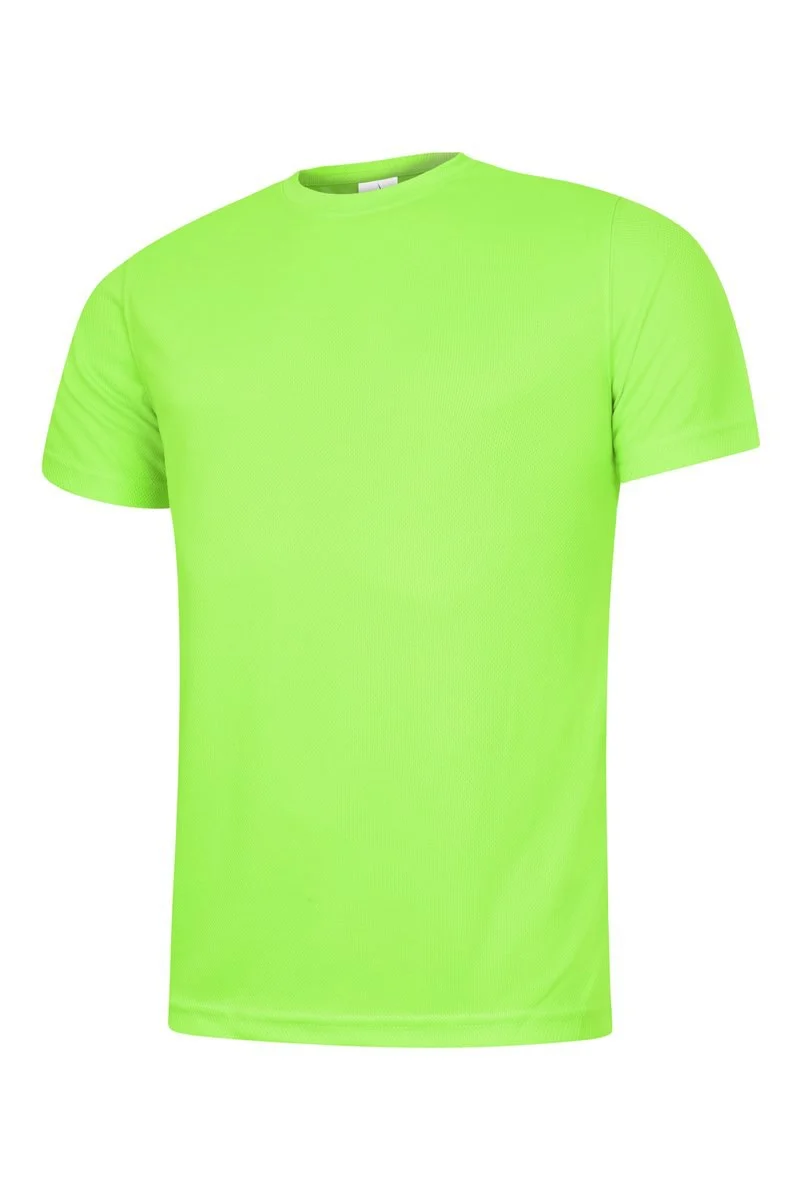 Radsow by Uneek UC315 Sport T-shirt Heren – Elektrisch groen