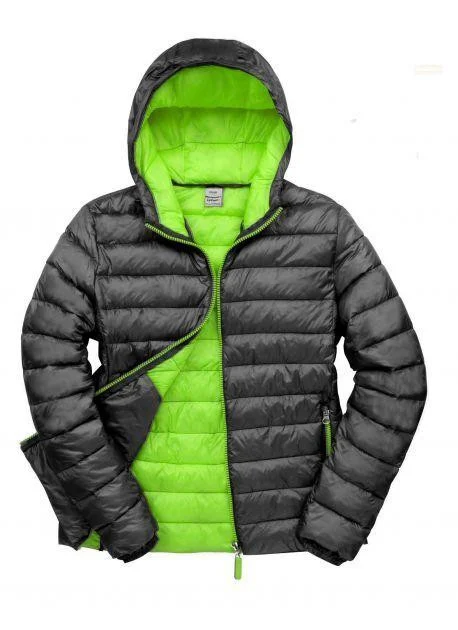 Result RS194 Snow Bird Gewatteerde Jas Heren – Black/Lime