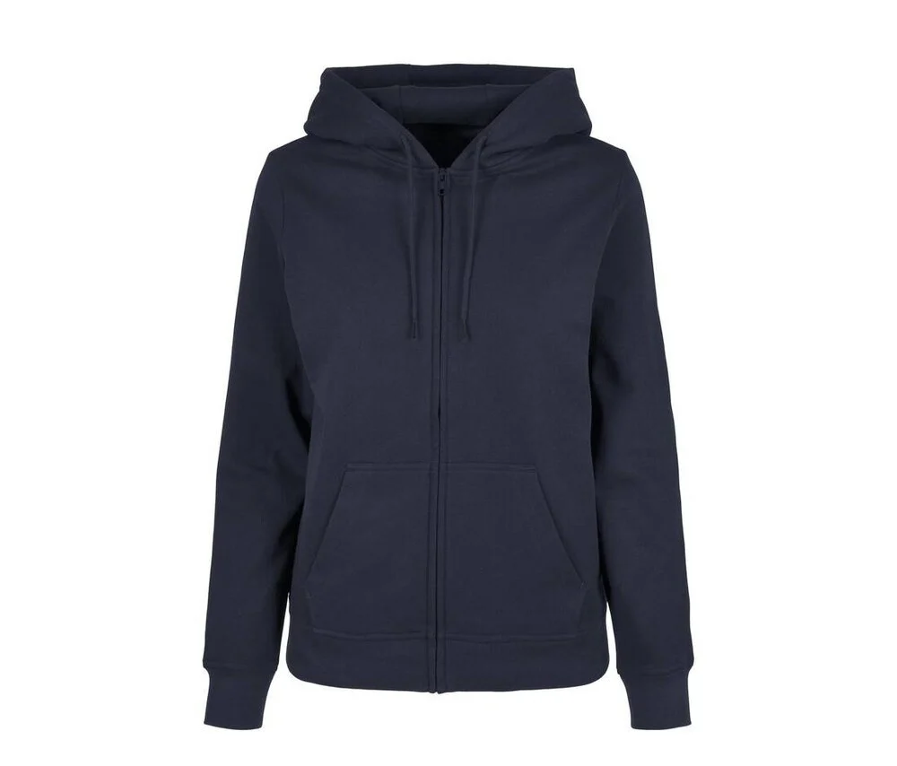 Build Your Brand BYB009 Basic Ritshoodie Dames – Navy