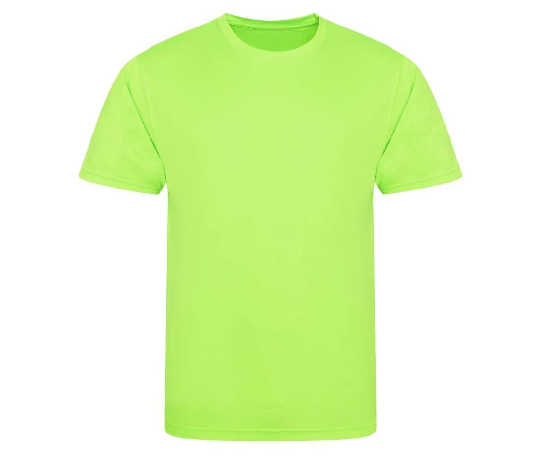 Just Cool JC020 Unisex Ademend T-shirt – Electric Green