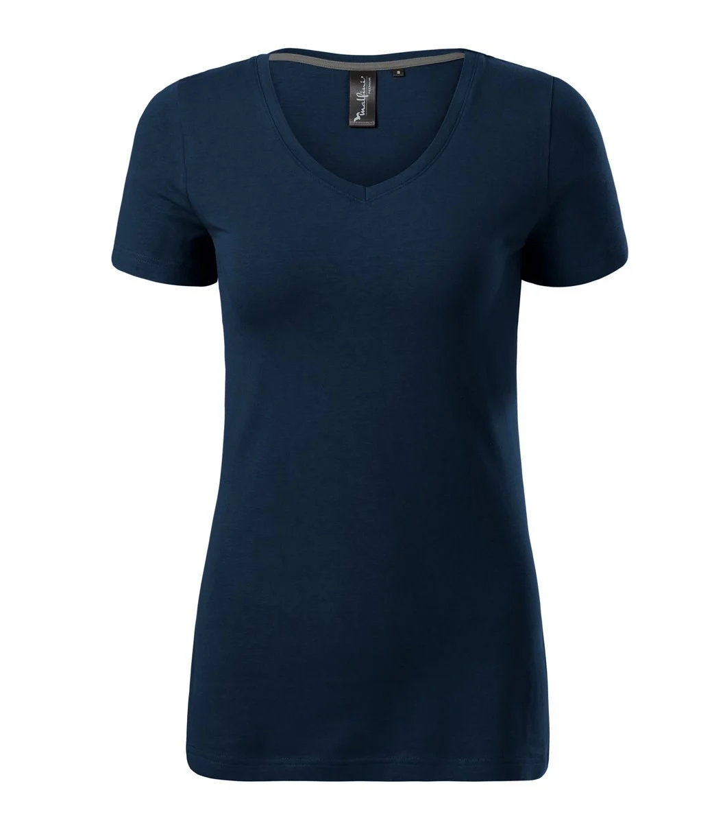 Malfini 701 Stretch T-shirt V-hals – Marineblauw