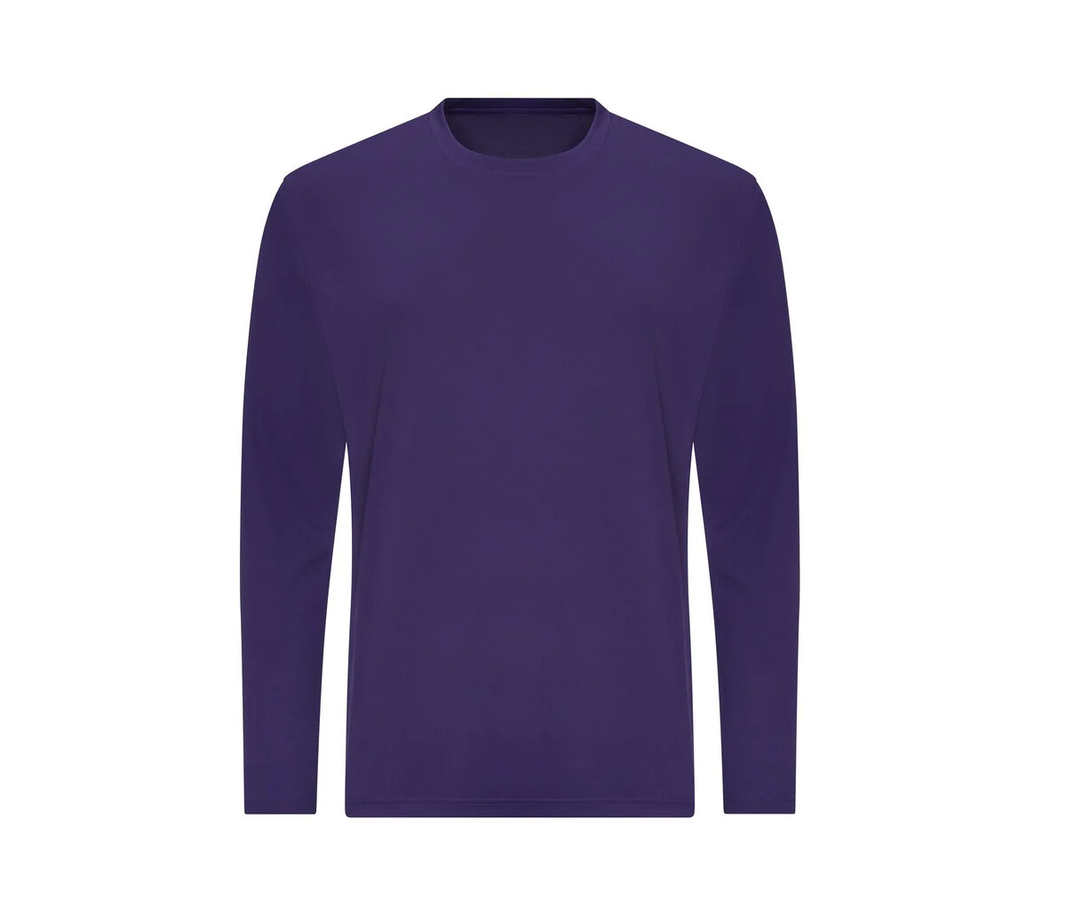 Just Cool JC002 Neoteric Sport T-shirt Lange Mouwen Heren – Paars