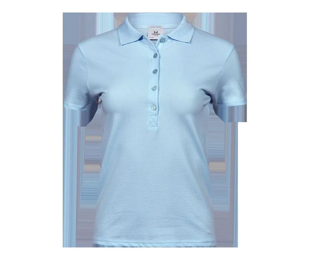 Tee Jays TJ145 Luxury Stretch Polo Dames – Light Blue