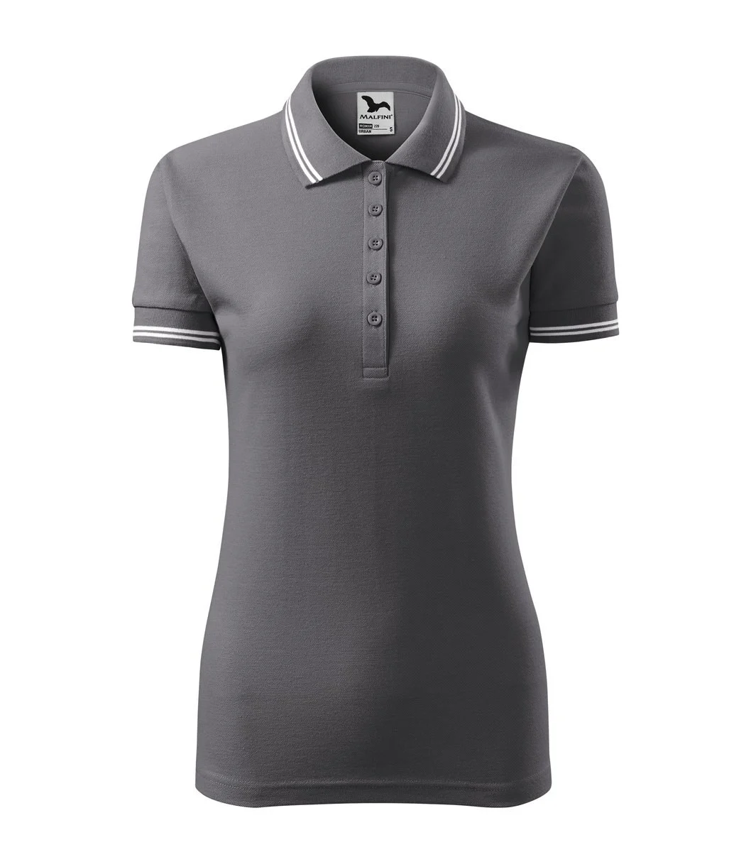 Malfini 220 Urban Polo Dames – staalgrijs