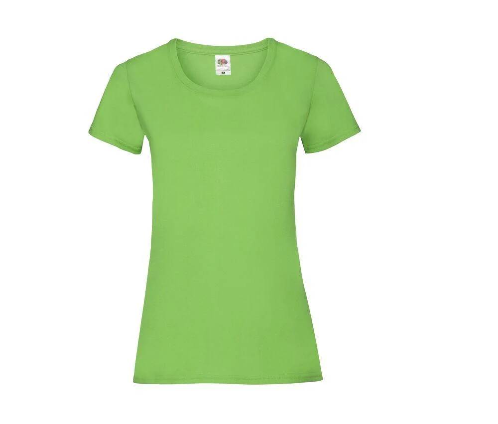 Fruit of the Loom SC600 Valueweight T-shirt Dames – Lime