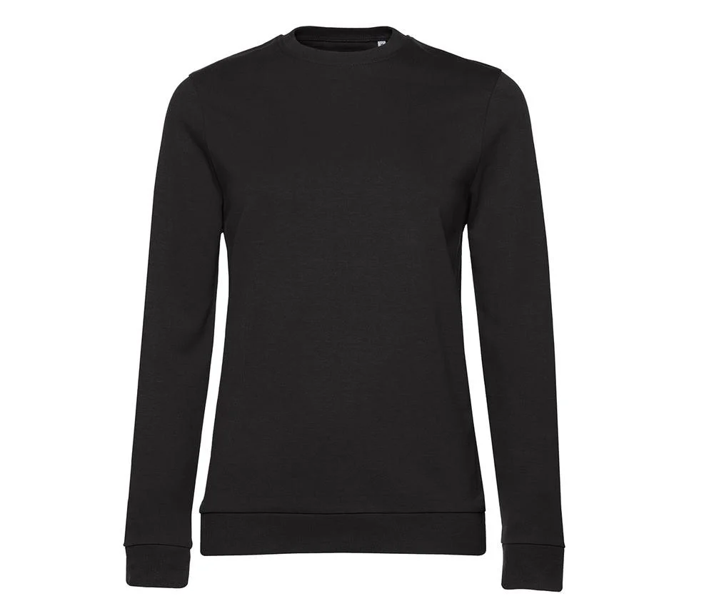 B&C BCW02W Sweater Dames – Black Pure