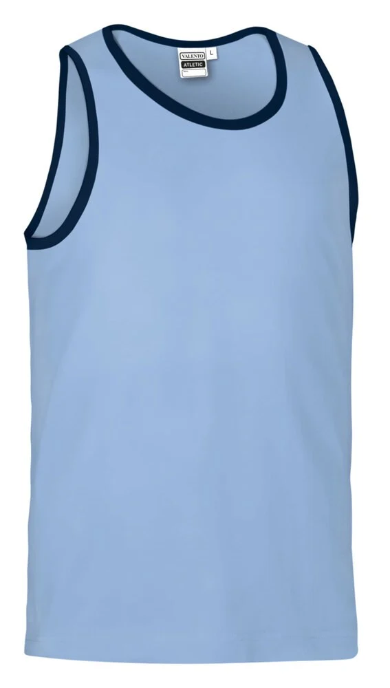 Valento CAVAATL Atletic T-shirt – sky blue-orion navy blue