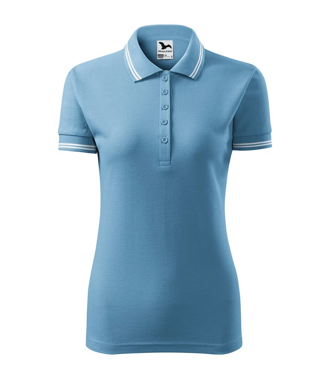 Malfini 220 Urban Polo Dames – blauw azur