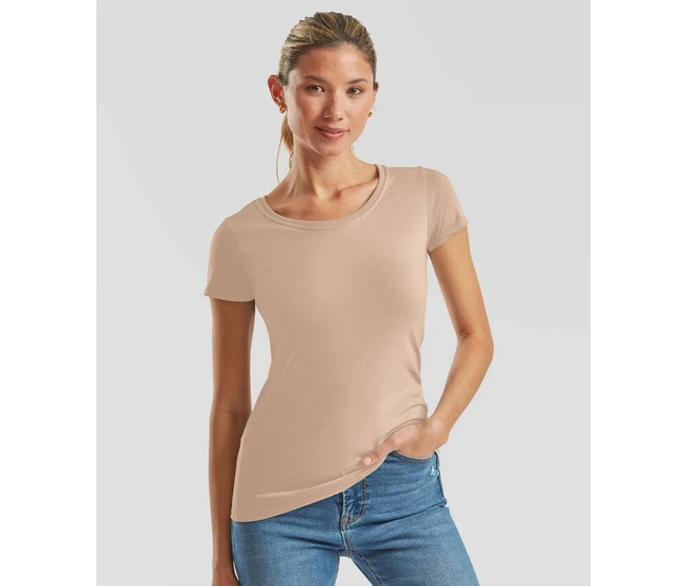 Fruit of the Loom SC200L T-shirt Dames – Desert Sand