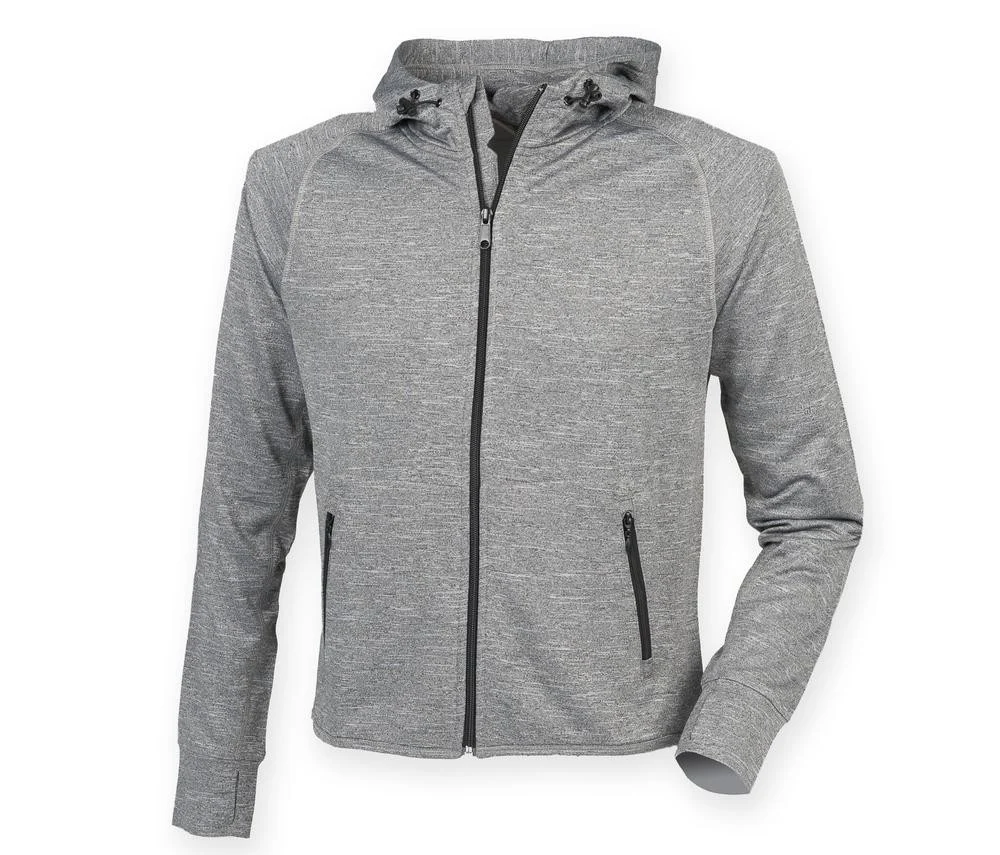 Tombo TL551 Hardloophoodie Dames – Grey Marl