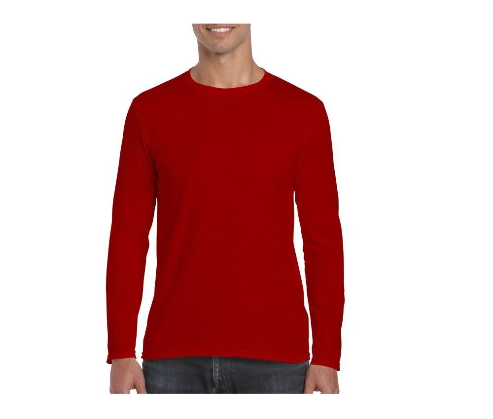 Gildan GN644 Softstyle T-shirt Lange Mouwen – Red