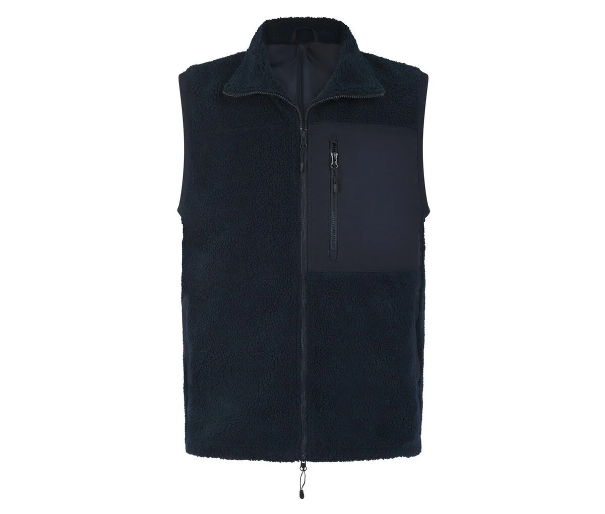 Front Row FR855 Gerecyclede Sherpa Fleece Bodywarmer – Navy