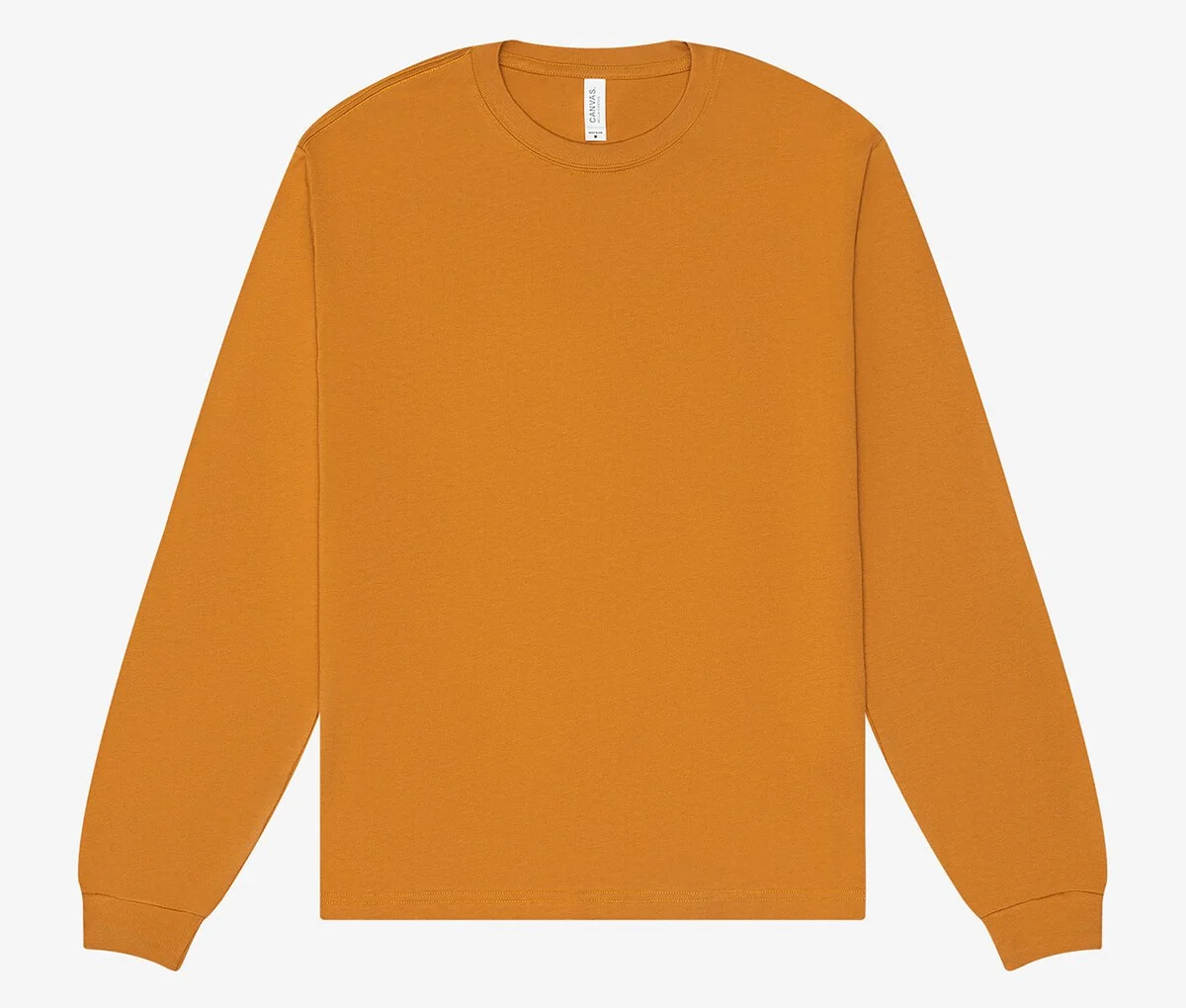 Bella+Canvas BE3511 Heavy T-shirt Lange Mouwen – Toast