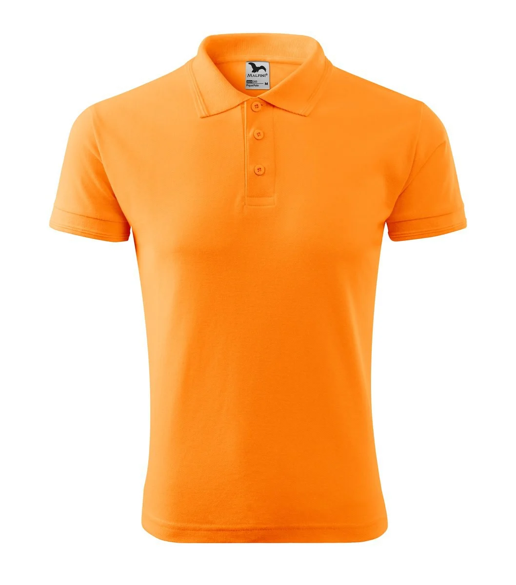 Malfini 203 Polo Heren – Mandarijn
