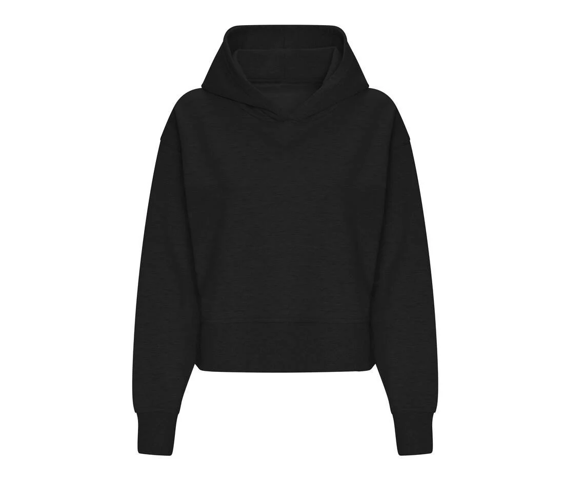 AWDIS JH305 Relaxed Hoodie Dames – Deep Black