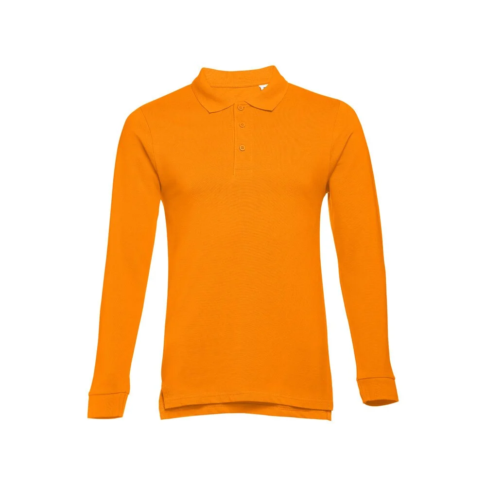 TH Clothes 30141 Polo Lange Mouwen Heren – Oranje