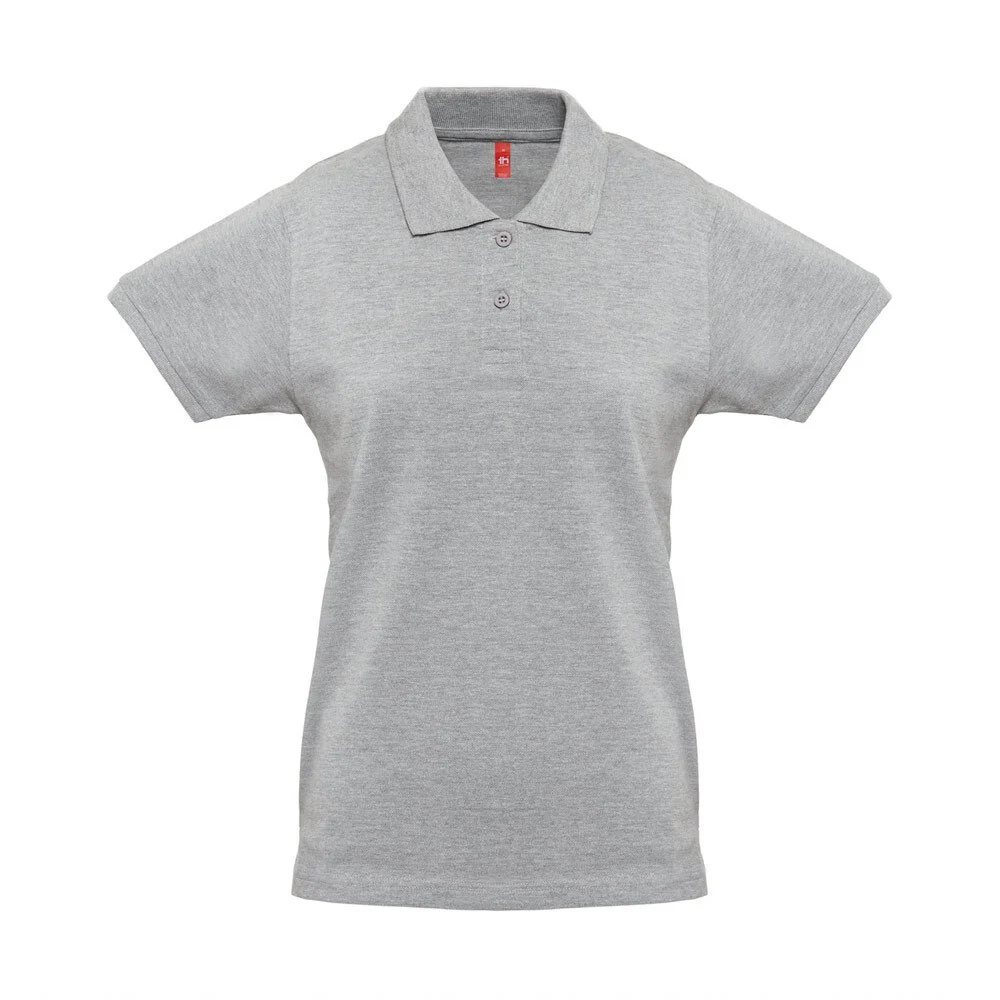 TH Clothes 30262 Polo Dames – Heide Lichtgrijs