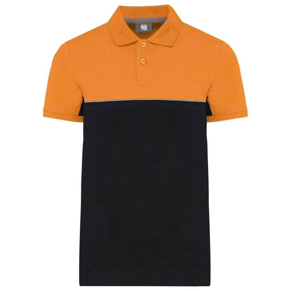 WK. Designed To Work WK210 Polo – Zwart / Oranje