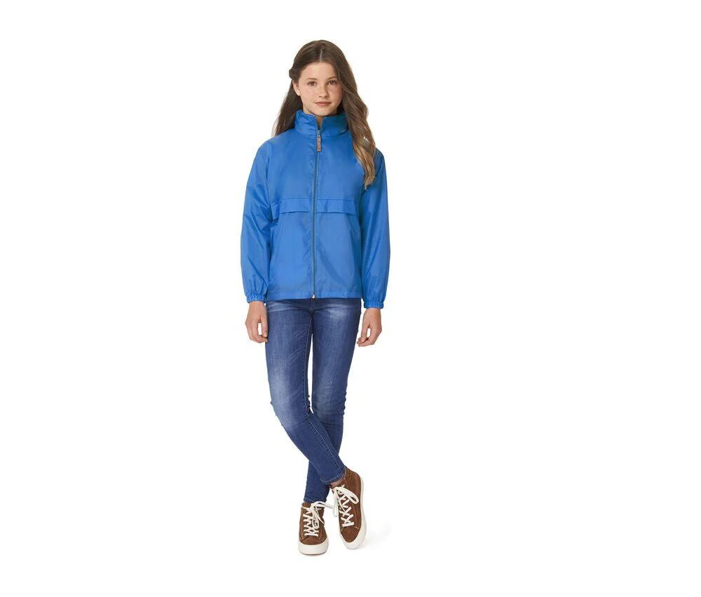 B&C BC301 Sirocco Windjack Kinderen – Royal blue