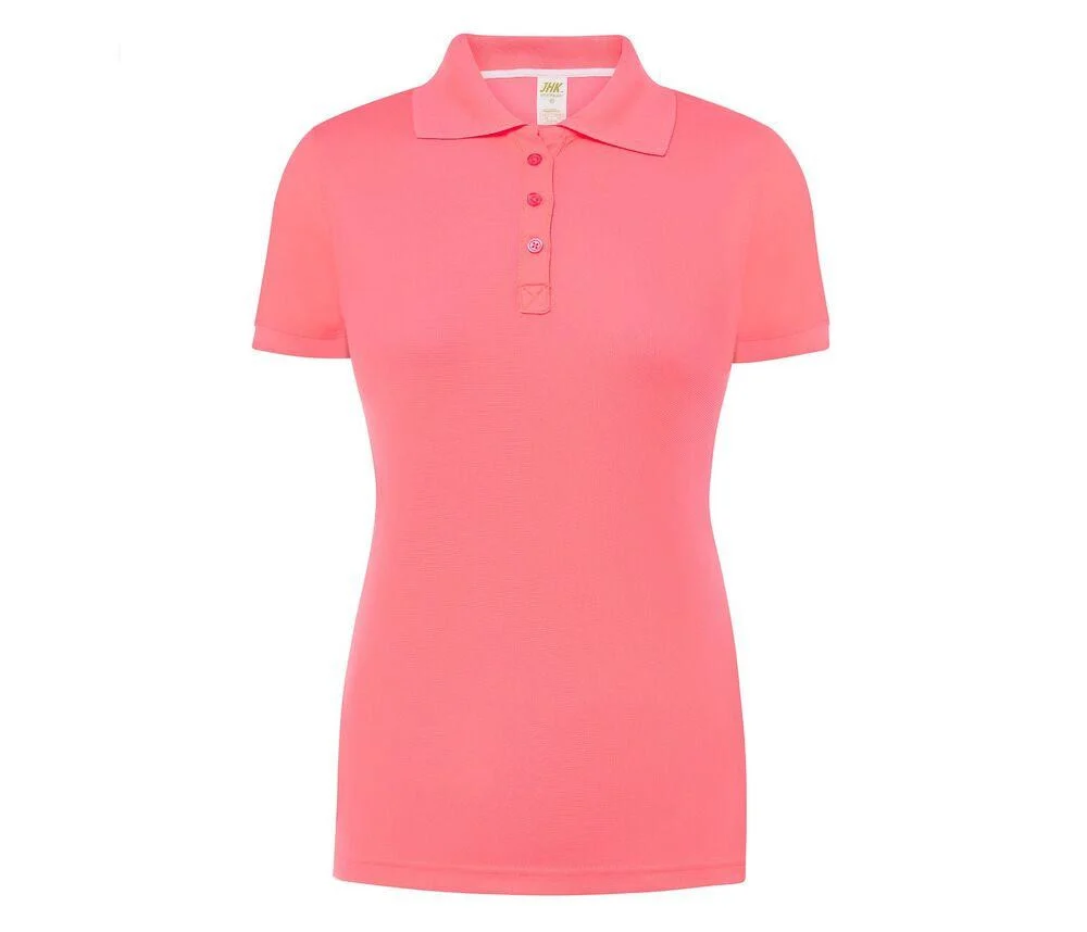 JHK JK921 Sportpolo Dames – Fuchsia Fluor