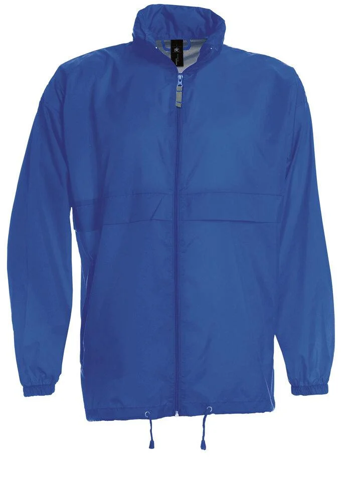 B&C BC300 Sirocco Windjack Heren – Royal Blue