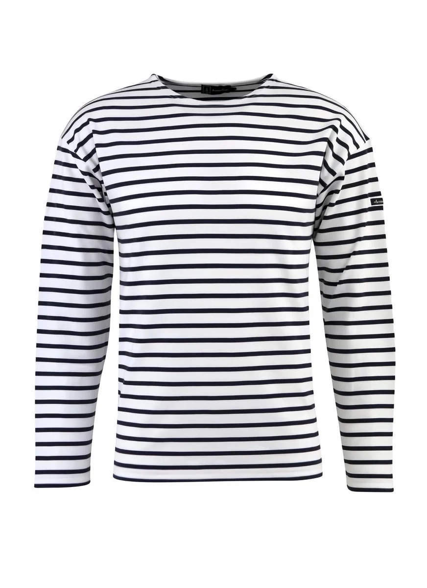 Armor Lux AM120 Loctudy Breton Shirt Lange Mouwen – Blanc/Navire