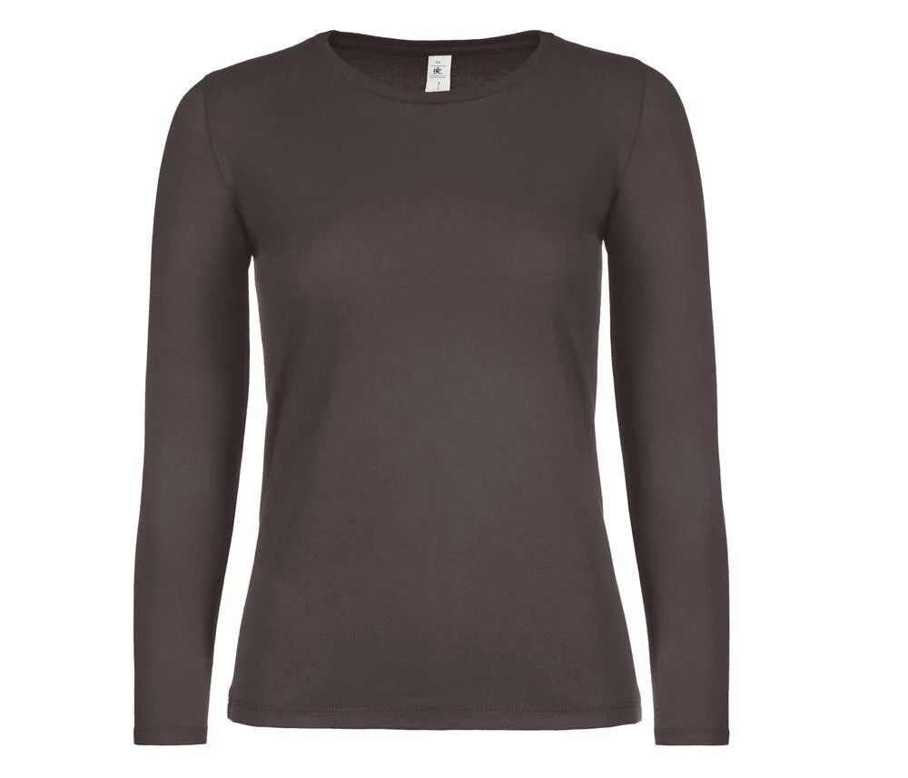 B&C BC06T #E150 T-shirt Lange Mouwen Dames – Bear Brown