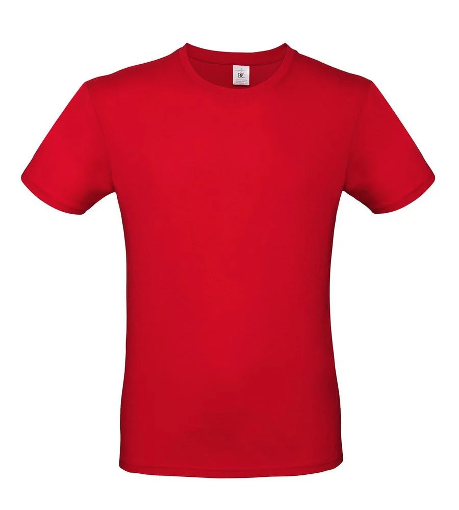 B&C BC01T #E150 T-shirt Heren – Red