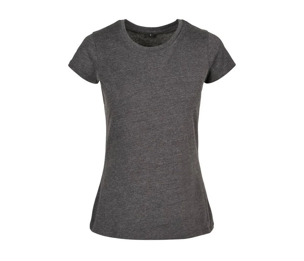 Build Your Brand BYB012 Basic T-shirt Dames – Charcoal