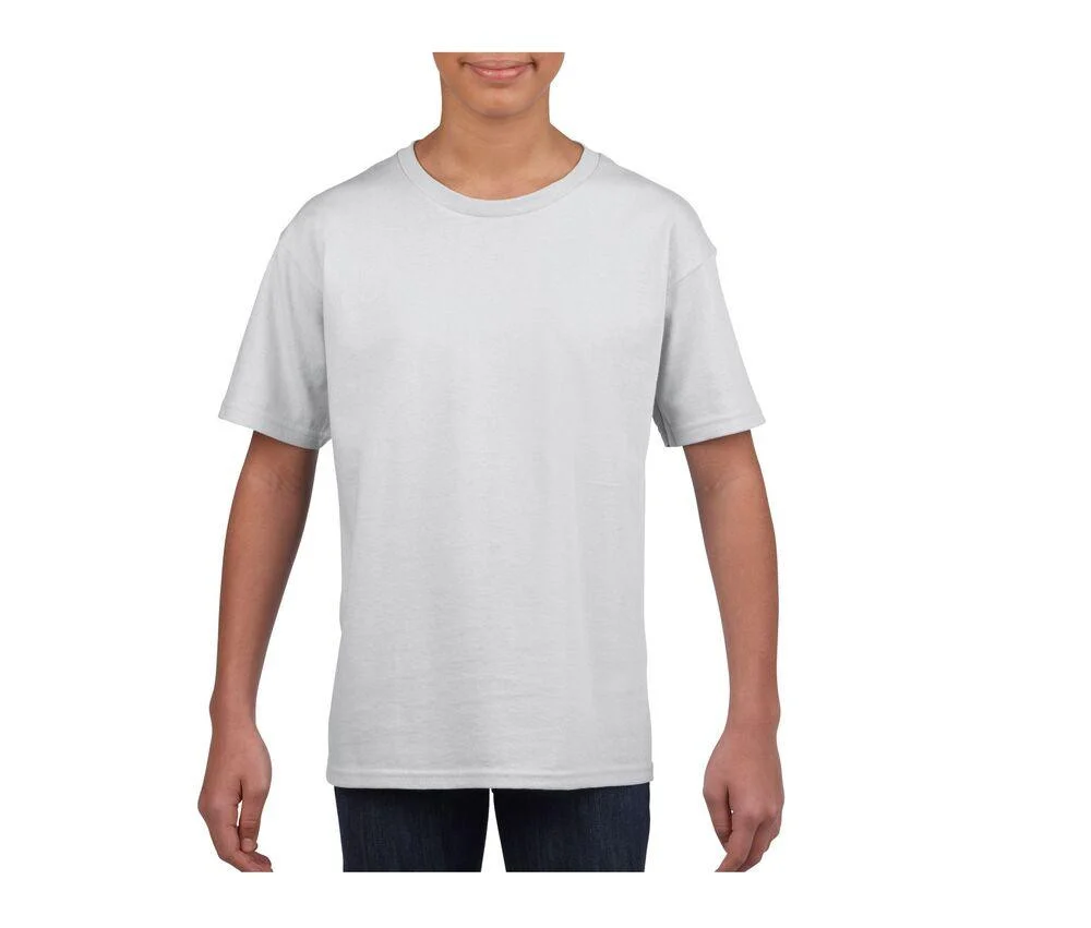 Gildan GN649 Softstyle Kinder T-shirt – White