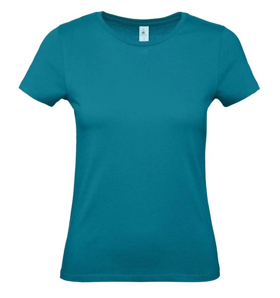 B&C BC02T #E150 T-shirt Dames – Diva Blue