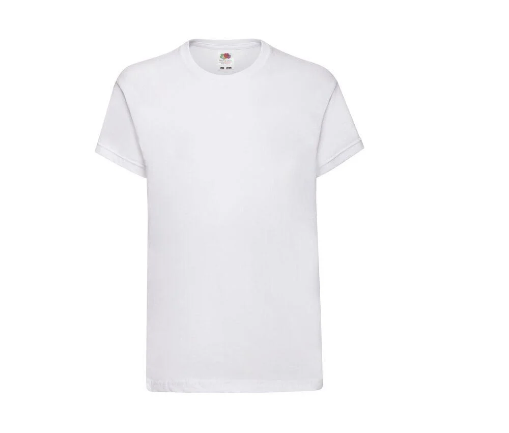Fruit of the Loom SC1019 Kinder T-shirt – White