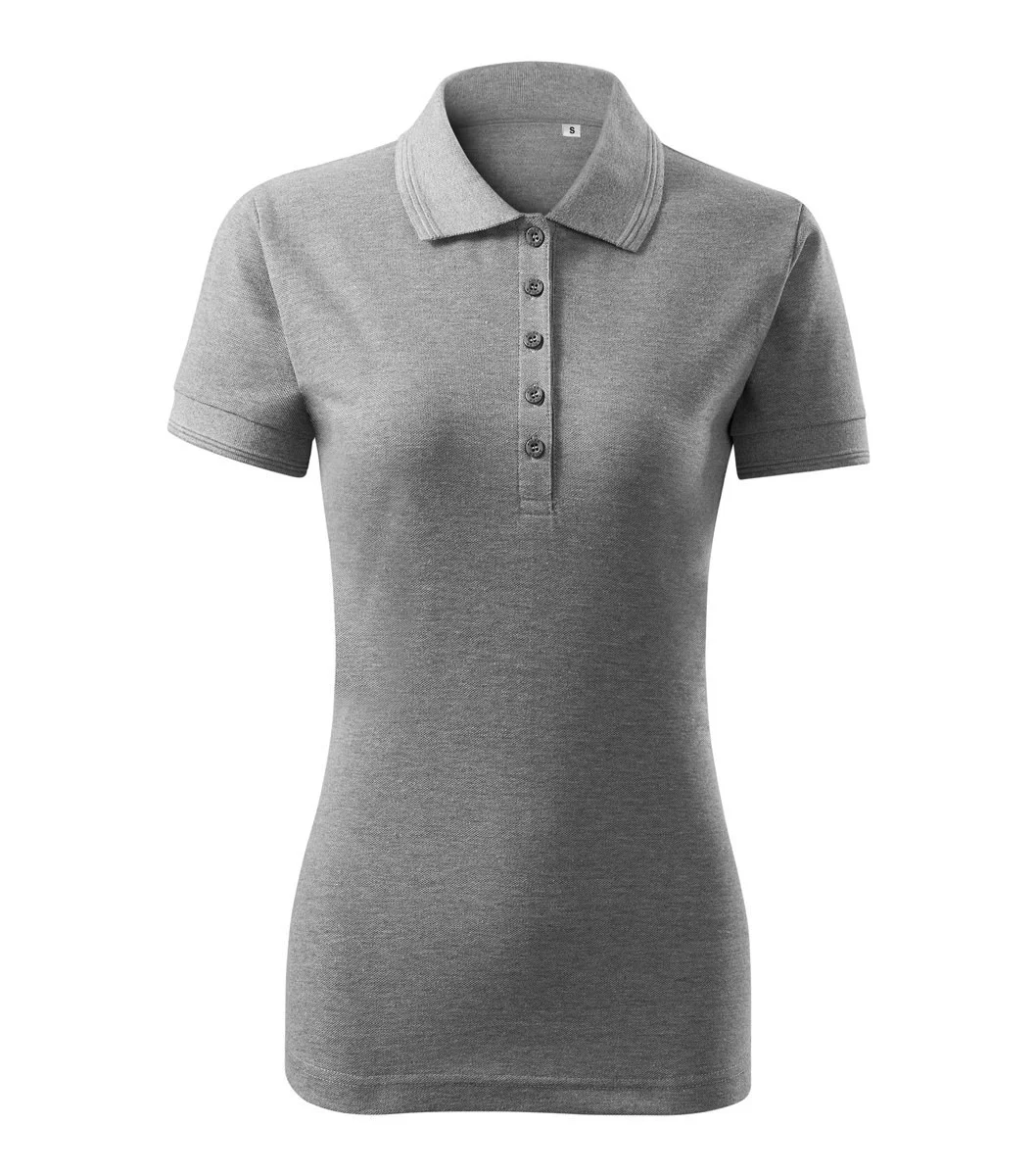 Montparel F10 Polo – donkergrijs gemêleerd