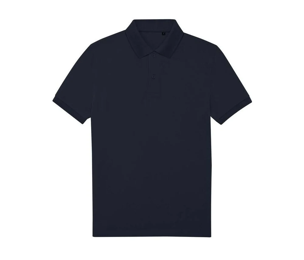 B&C BCU428 65/35 Gerecycled Polyester Polo Heren – Navy