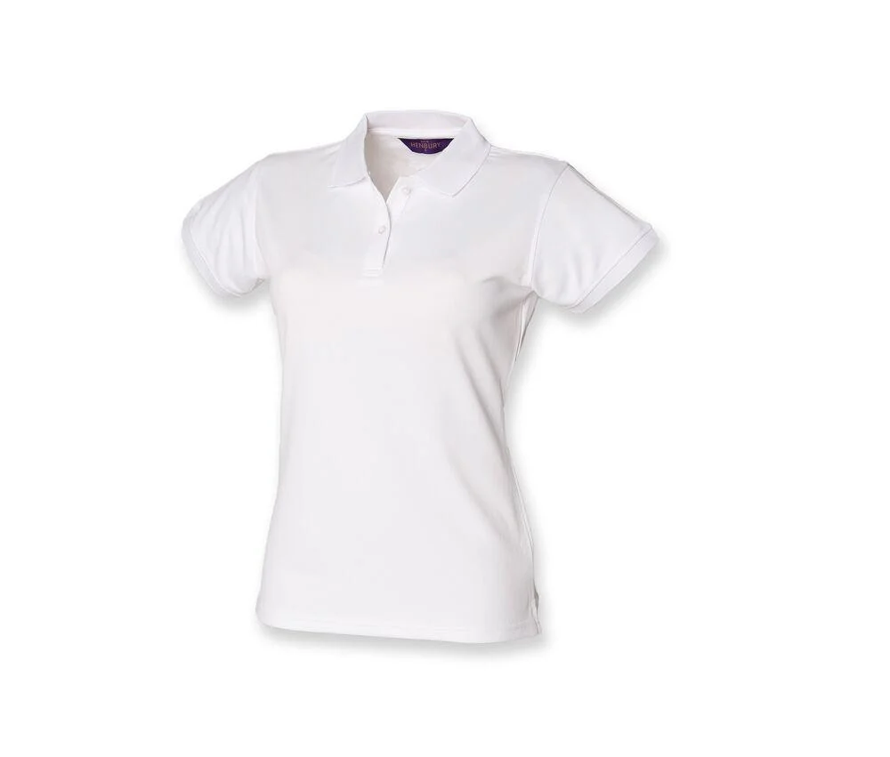 Henbury HY476 Ademende Coolplus® Polo Dames – White