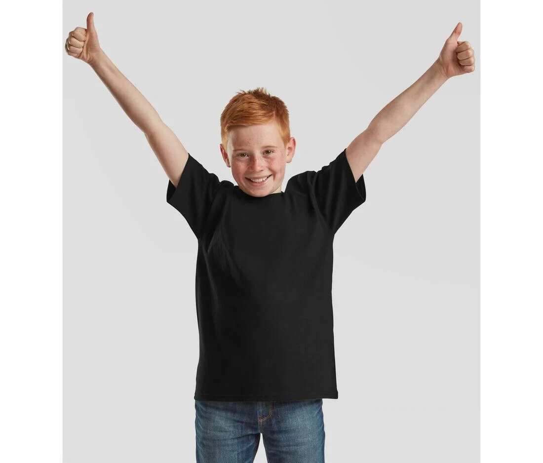 Fruit of the Loom SC201Y T-shirt – Zwart
