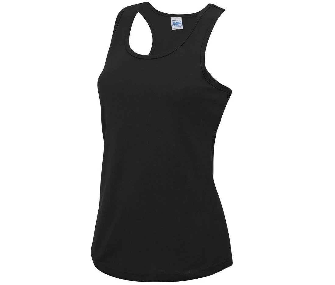 Just Cool JC015 Cool Sporttanktop Dames – Jet Black