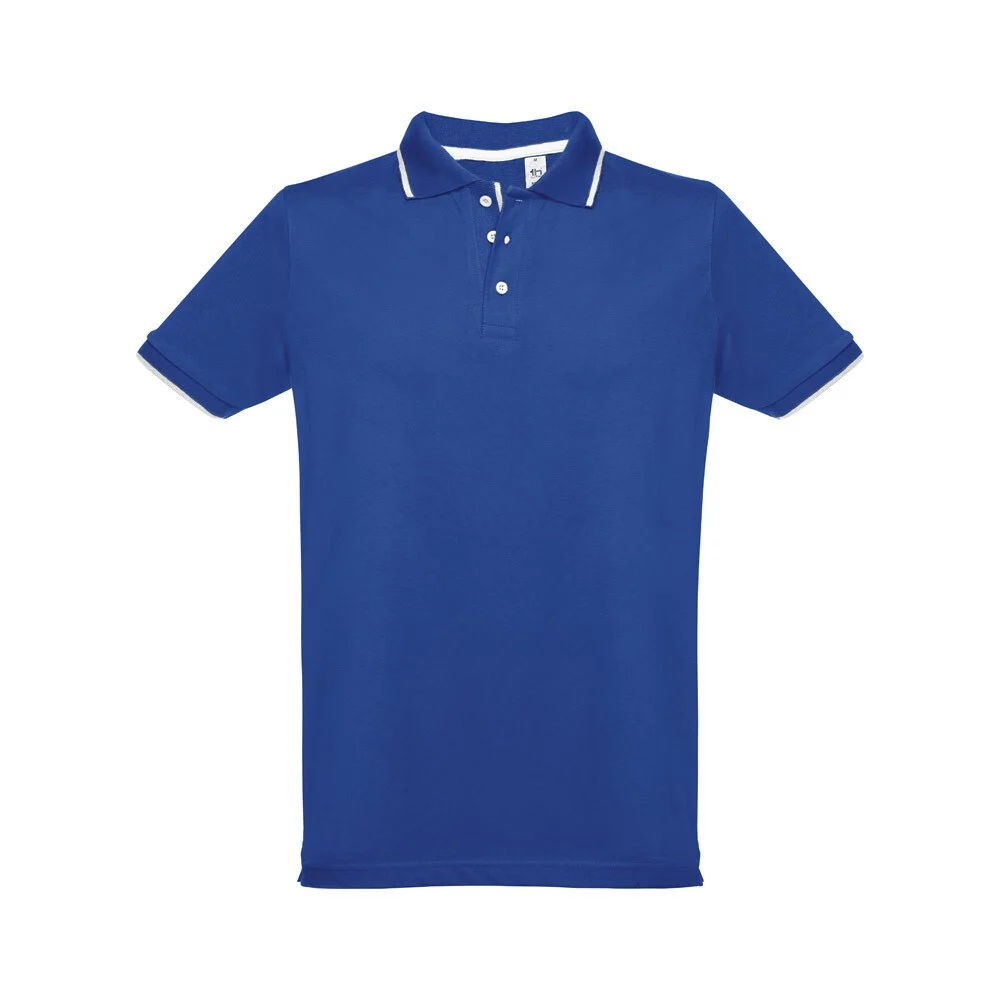 Egotier 30137 Tweekleurig Polo Heren – Koningsblauw
