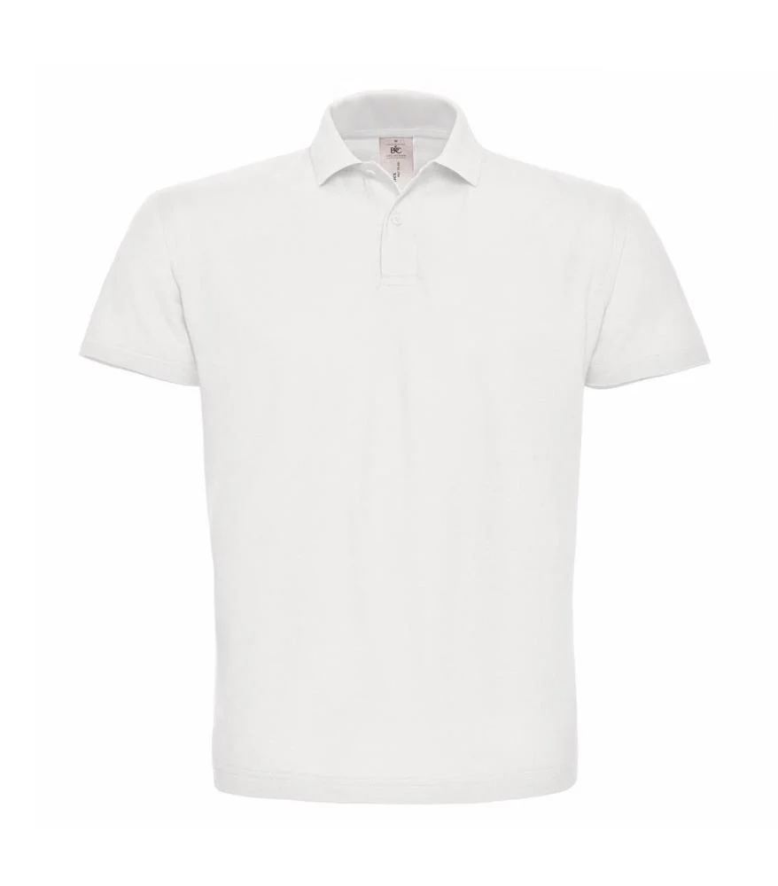 B&C BCID1 ID.001 Polo Heren – White