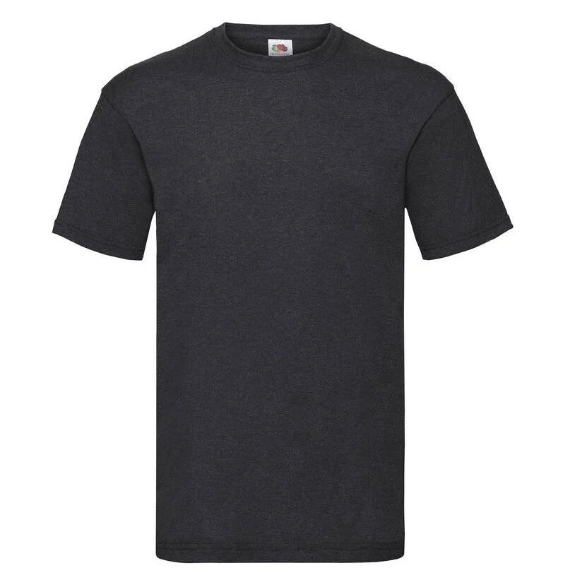 Fruit of the Loom SC230 Katoenen T-shirt – Dark Heather Grey
